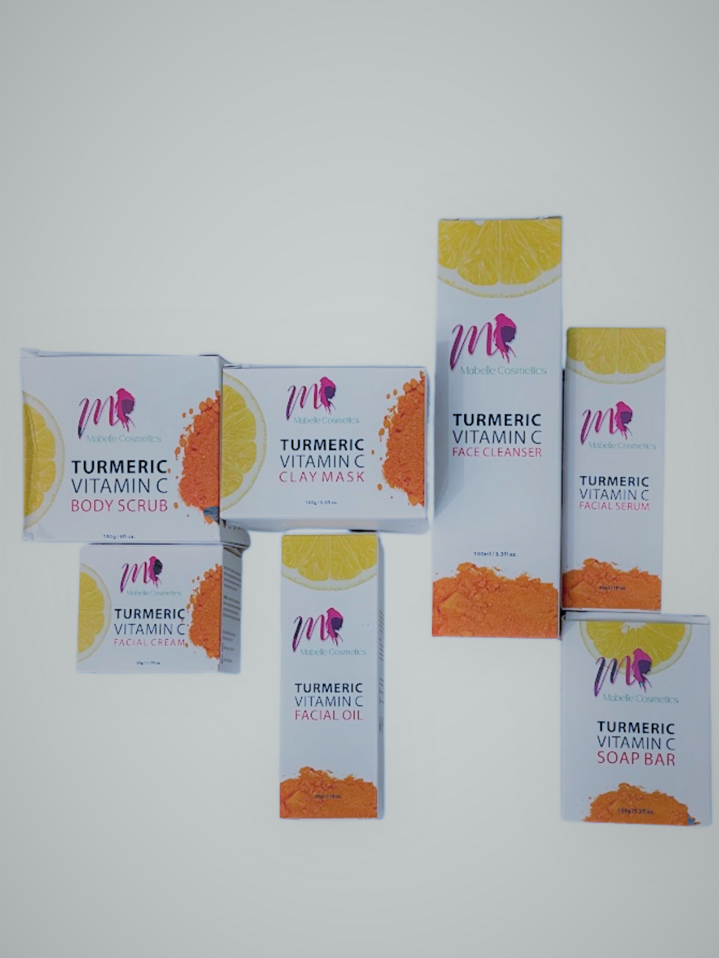 Natural Beauty Turmeric Skin Care Set of 7