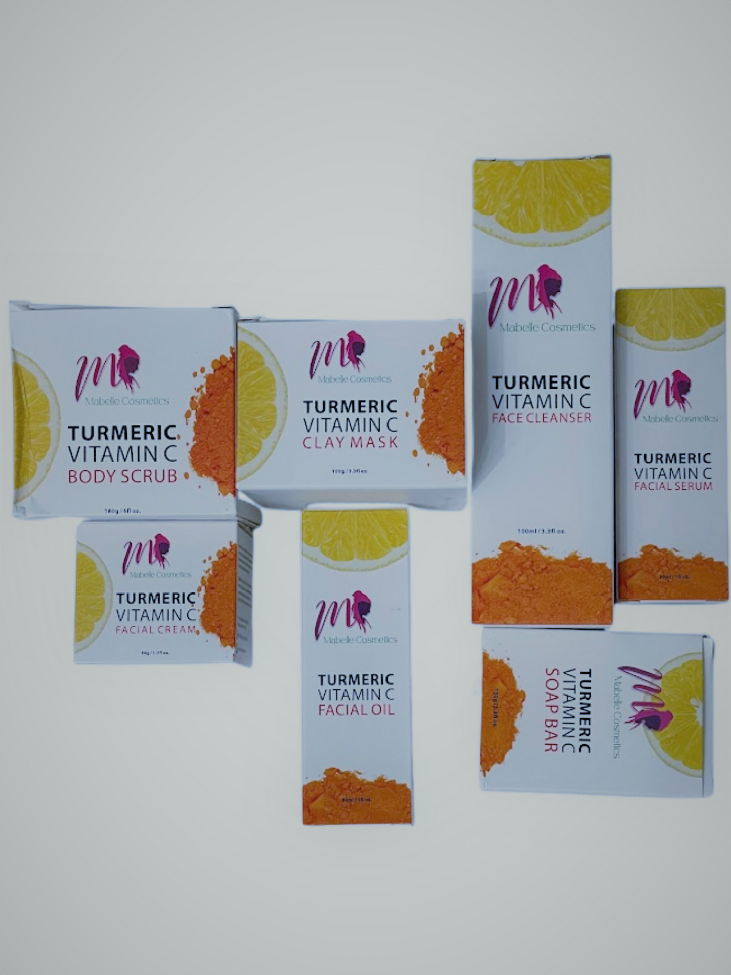 Natural Beauty Turmeric Skin Care Set of 7