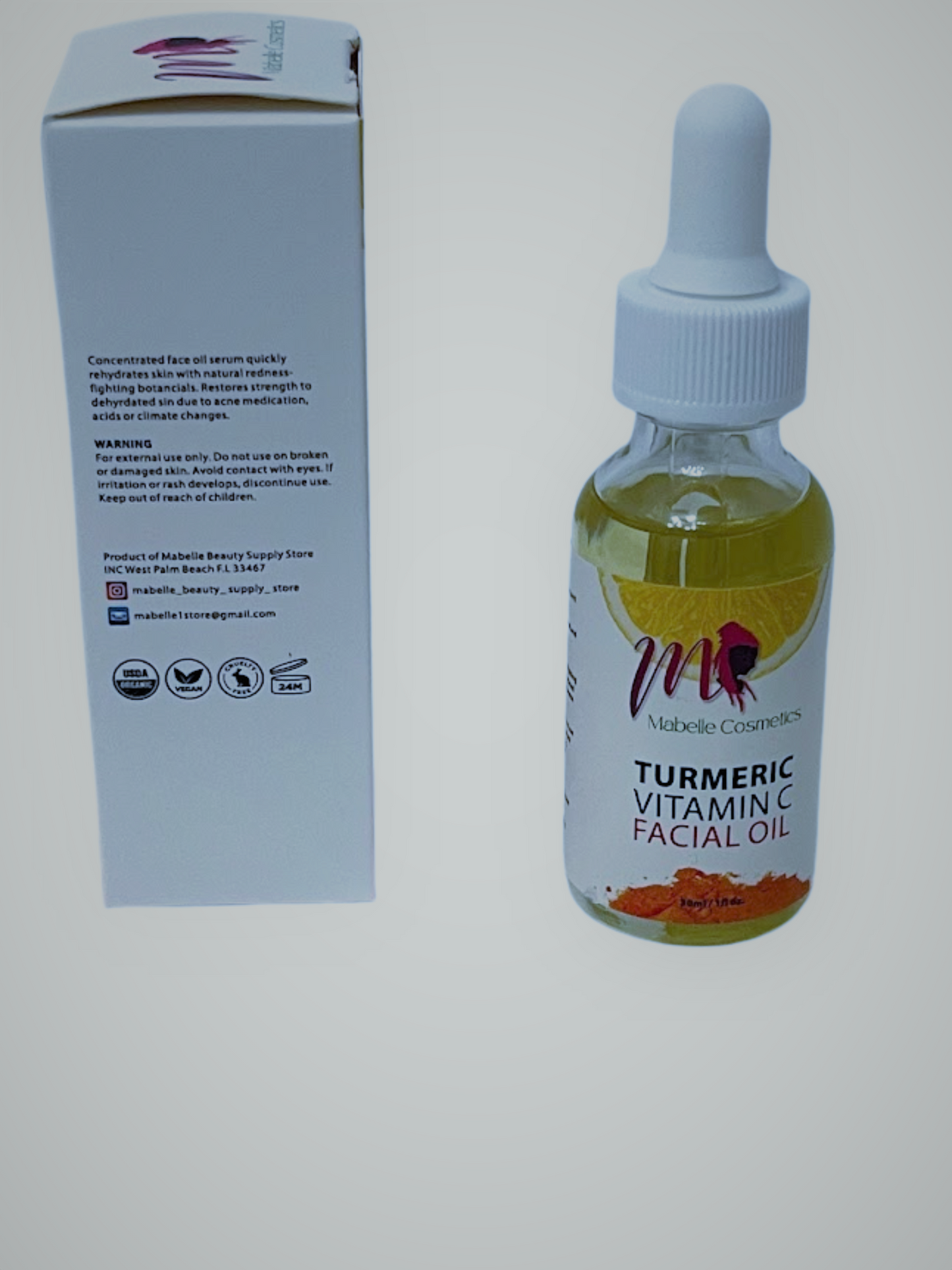 Turmeric Face Oil, 1oz.