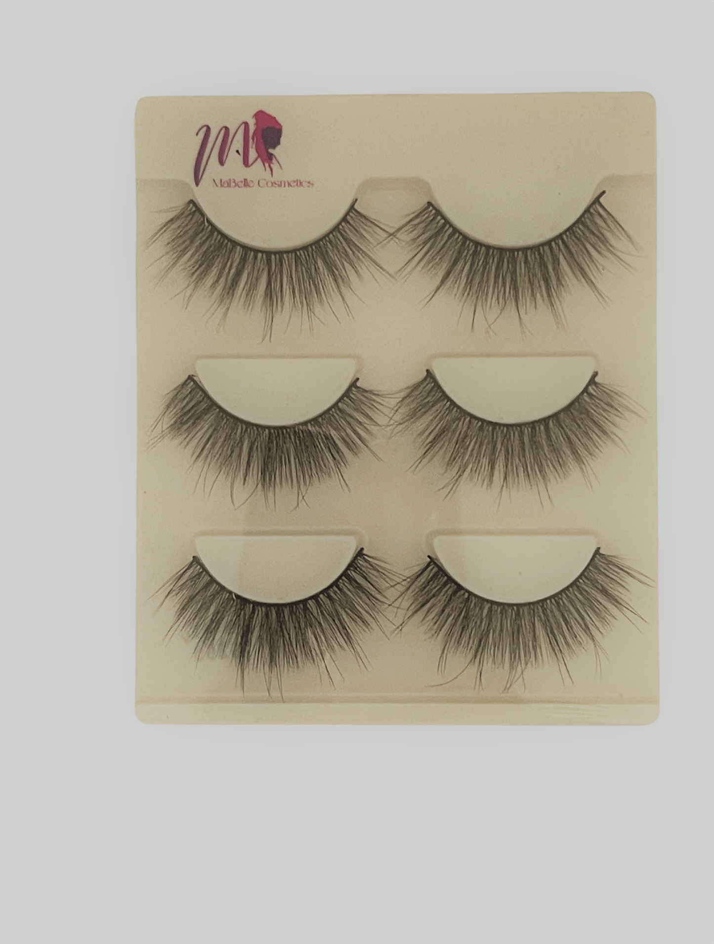 Soft Natural False Eyelashes, 3-Pair