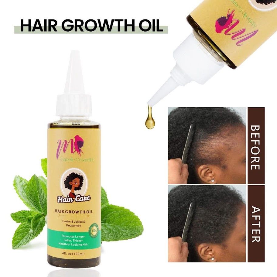 Natural Hair Growth Oil, 4oz