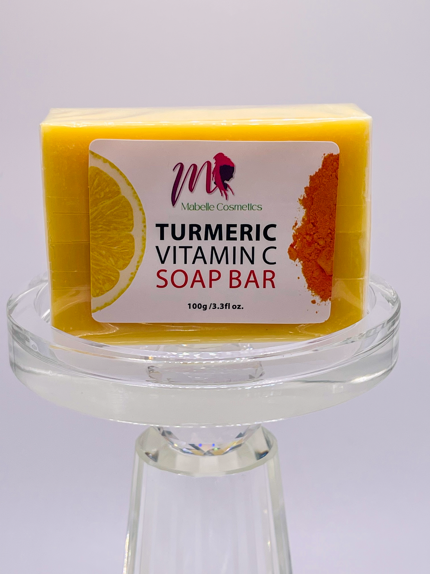 Natural Turmeric Soap Bar for Face & Body, 3.3oz