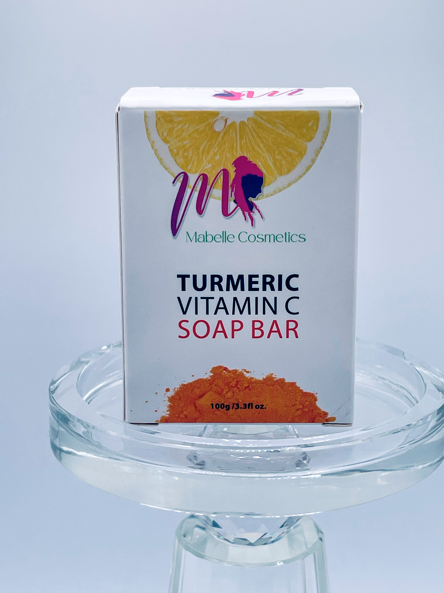 Natural Turmeric Soap Bar for Face & Body, 3.3oz
