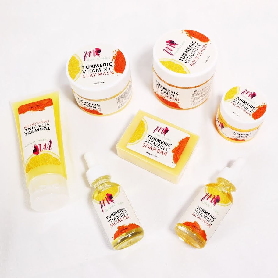 Natural Beauty Turmeric Skin Care Set of 7