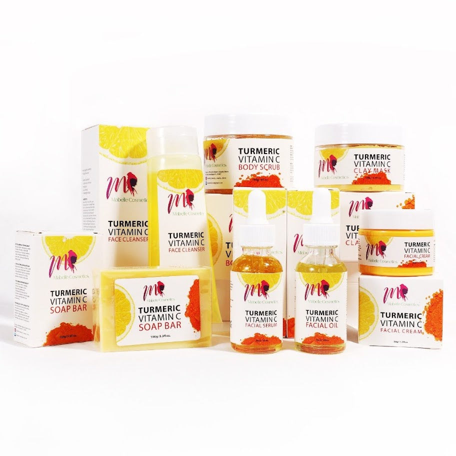Natural Beauty Turmeric Skin Care Set of 7